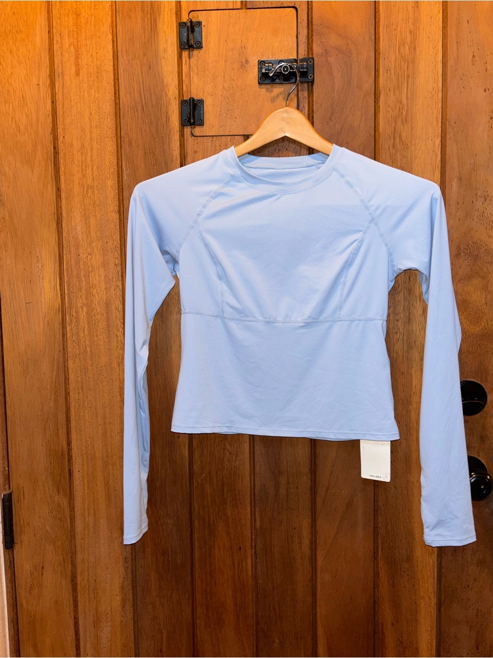 HALARA Light Blue Long Sleeve Women's Performance Top